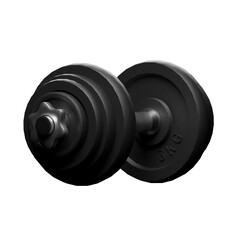 dumbbell isolated on white background