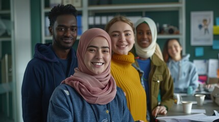 Obraz premium The diverse group of colleagues