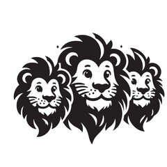 Fototapeta premium lion and lioness