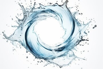 Fototapeta premium Water Splash Forming a Circle