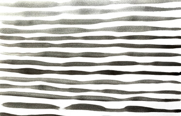 Hand-draw black ink background. creative lines monochrome pattern and textures seamless abstract on whitepaper