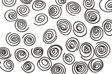 Hand-painted back ink background. creative monochrome.