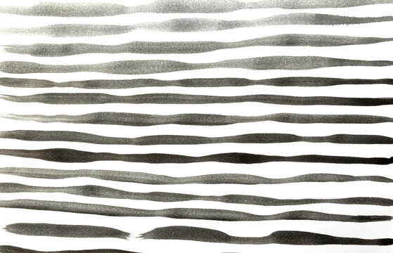 Hand-draw black ink background. creative lines monochrome pattern and textures seamless abstract on whitepaper