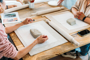 Ceramic workshop. Hands-on pottery workshop for creative individuals