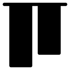 align  glyph  icon vector illustration isolated on white background