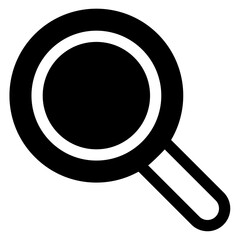 zoom  glyph  icon vector illustration isolated on white background