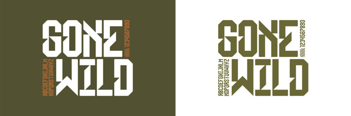 Modern abstract digital alphabet font. Minimal technology typography, Creative urban sport fashion futuristic font and with numbers. vector illustration. © Kun
