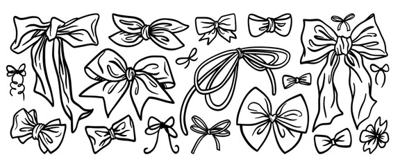 Hand drawn doodle vector set. Collection of cute hand drawn doodle.