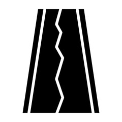 Road Glyph Icon