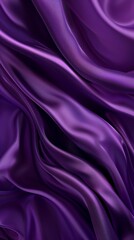 Obraz premium Elegant purple silk fabric background with smooth flowing texture
