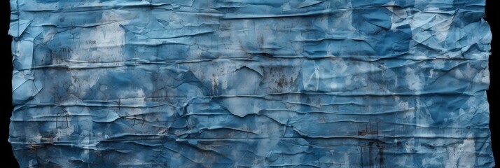 Obraz premium Abstract Blue Creased Texture