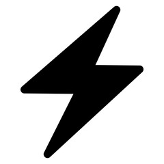 flash  glyph  icon vector illustration isolated on white background