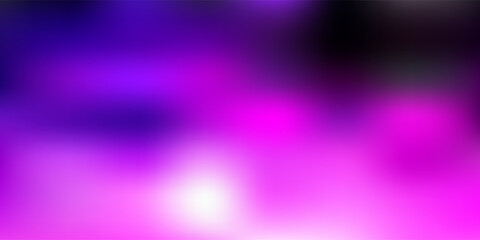 Dark purple, pink vector gradient blur texture.