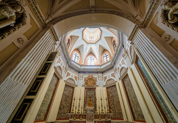 interior of the cathedral, Otranto, Apulia, Italia, Europe, March 2024