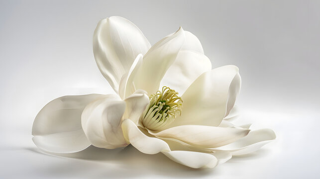 Flower of Magnolia champaca or Michelia champaca known in English as champak It is known for its fragrant flowers and its timber used in woodworking : Generative AI