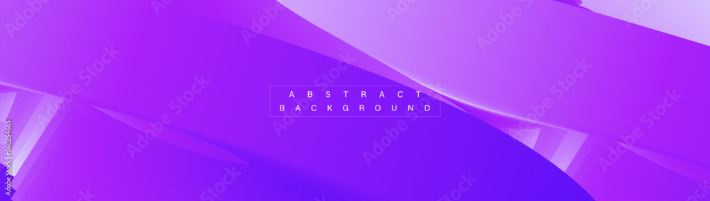 Aufkleber 3d abstract background with purple geometric lines. modern minimal trendy lines pattern horizontal. 