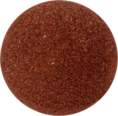 bath bomb isolate brown