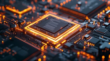 Obraz premium Semi-Conductor Chipset