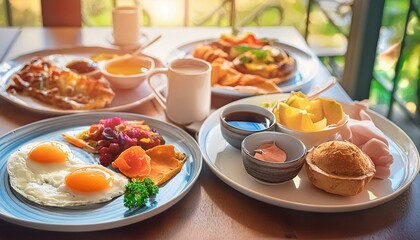 Global Breakfast Plates- Illustrate breakfast plates from different cultures.