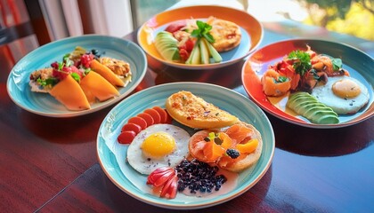 Global Breakfast Plates- Illustrate breakfast plates from different cultures.