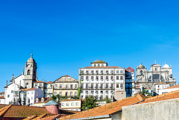 Fototapeta premium View of the old town of Oporto, Portugal