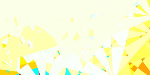 Light Blue, Red vector layout with triangle forms.