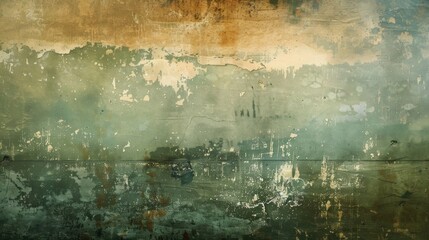 Weathered surfaces and subtle color variations in a vintage abstract grunge landscape.