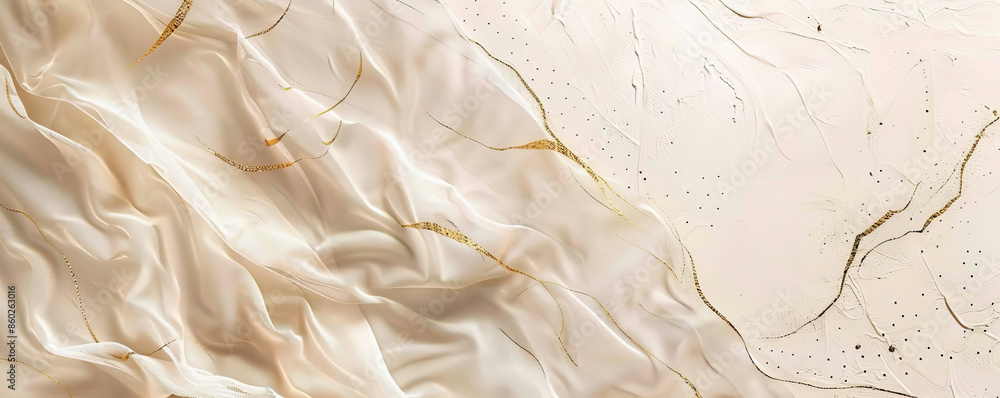 Poster elegant script wedding mockup card background with a soft, beige parchment texture and flowing calli