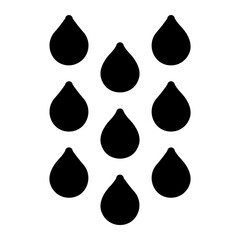 rain glyph icon
