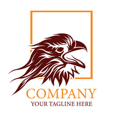 eagle head artwork vector hand drawn illustration