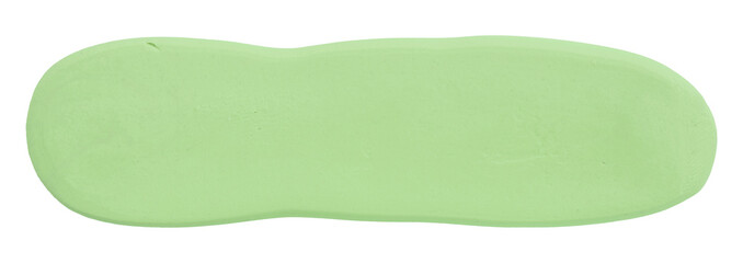 Plasticine is a green brush isolated on a transparent background.