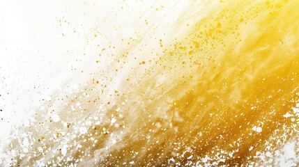 Obraz premium Abstract yellow and white background with a lot of white and gold specks