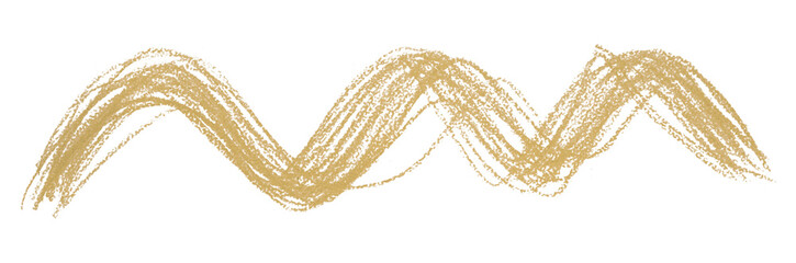 Light brown pencil strokes isolated on transparent background.