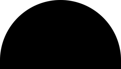 Arch frame or leaf design aesthetic element in trendy style, simple frame and elements, aesthetic geometric form for you stylized background project, template, poster, social media and silhouette.