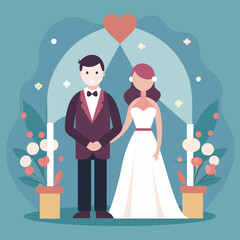 Wedding Ceremony Invitation.