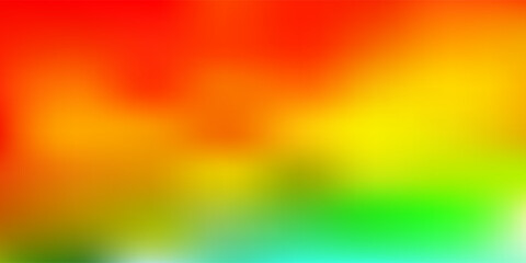 Light green, yellow vector gradient blur drawing.