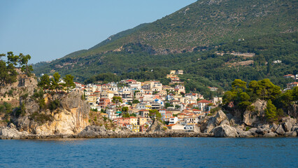 Parga view from the sea, Greece