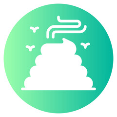 poop gradient icon