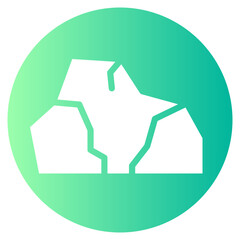 rock gradient icon