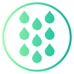 rain gradient icon