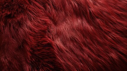 Fototapeta premium Burgundy goat fur texture photo