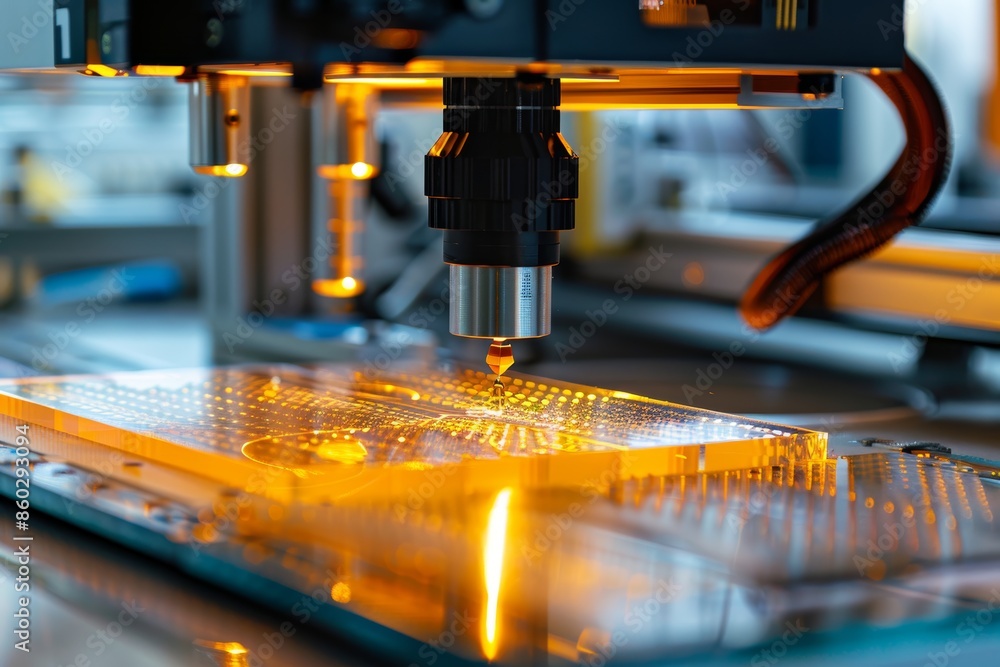 Aufkleber high-efficiency solar cell testing in modern laboratory - advanced technology and intricate design s