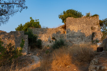 Fototapeta premium The Venetian castle of Parga, Greece