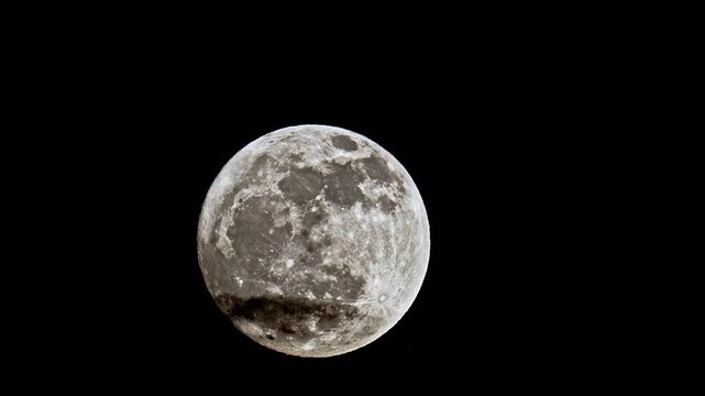 Fool moon of the 21 June timelapse
