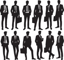 Silhouettes of Corporate Leaders