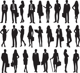 Corporate Cohesion: Silhouettes of Business Unity