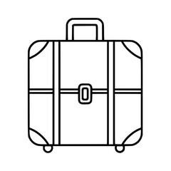 suitcase icon, travel icon, vacation icon, baggage icon, bag icon, business icon, tourism icon, luggage icon, holiday icon, summer icon, transportation icon, beach icon, airplane icon, plane icon,