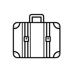 suitcase icon, travel icon, vacation icon, baggage icon, bag icon, business icon, tourism icon, luggage icon, holiday icon, summer icon, transportation icon, beach icon, airplane icon, plane icon,