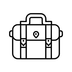 suitcase icon, travel icon, vacation icon, baggage icon, bag icon, business icon, tourism icon, luggage icon, holiday icon, summer icon, transportation icon, beach icon, airplane icon, plane icon,