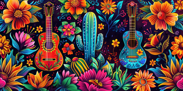 Mexican Music Art Images – Browse 31,319 Stock Photos, Vectors